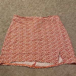 Lottie Moss Skirt with a Slit